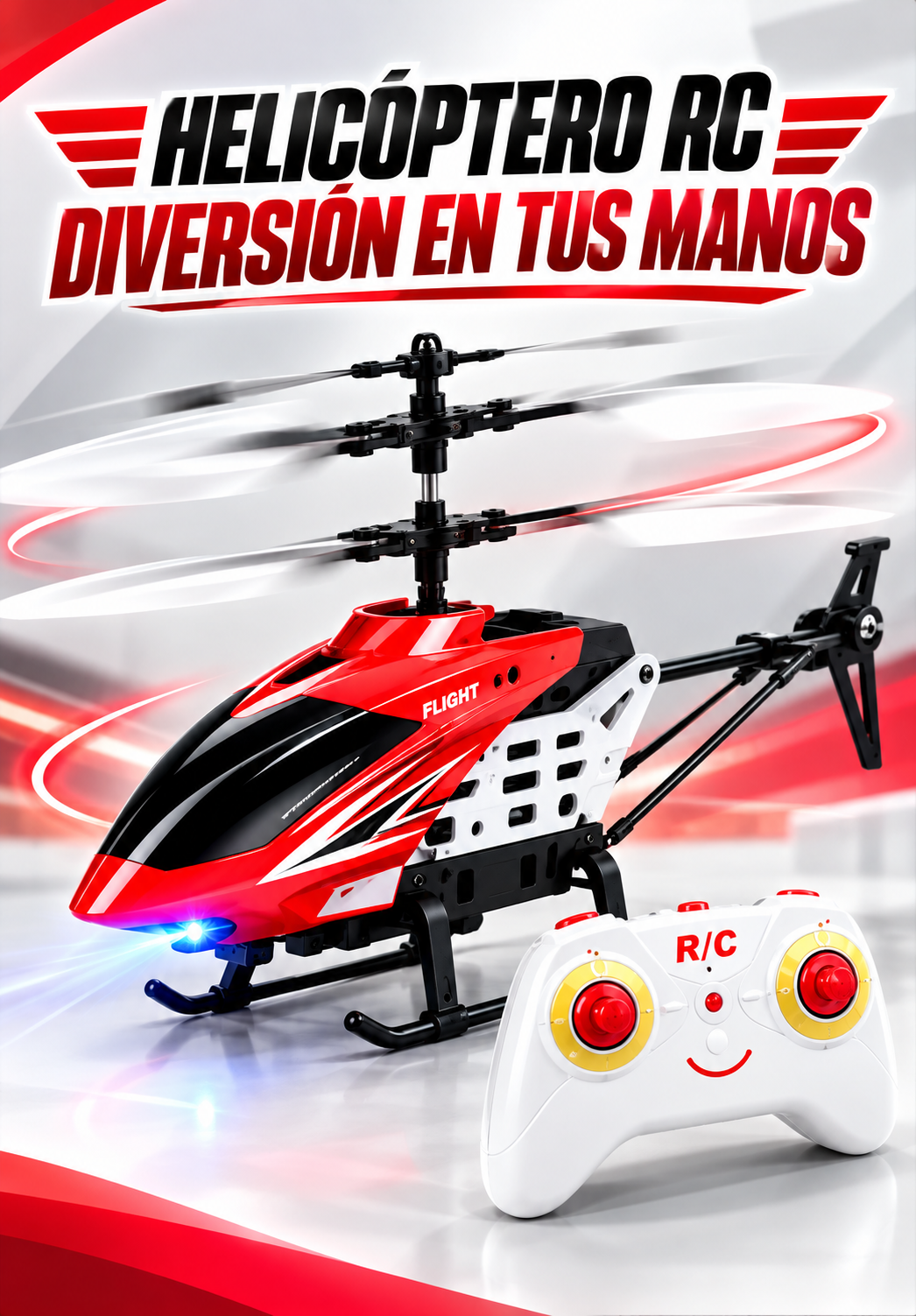HELICÓPTERO RC - DIVERSIÓN EN TUS MANOS