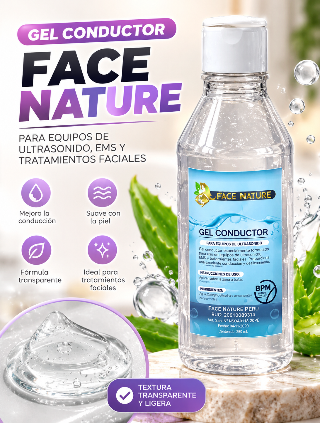 GEL FACE NATURE