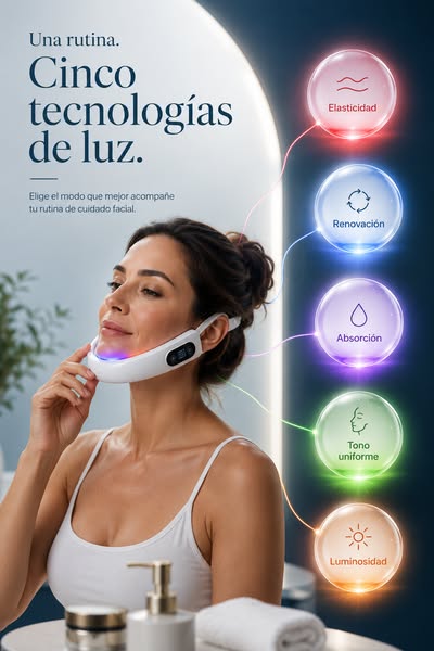 Masajeador facial Eléctrico en Forma de V